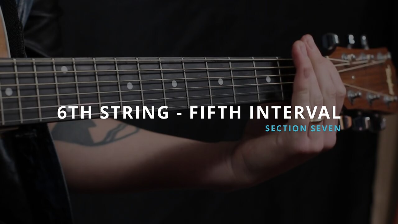 6TH STRING - 5TH INTERVAL