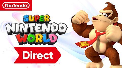 Reaction: SUPER NINTENDO WORLD Direct (Donkey Kong Country)