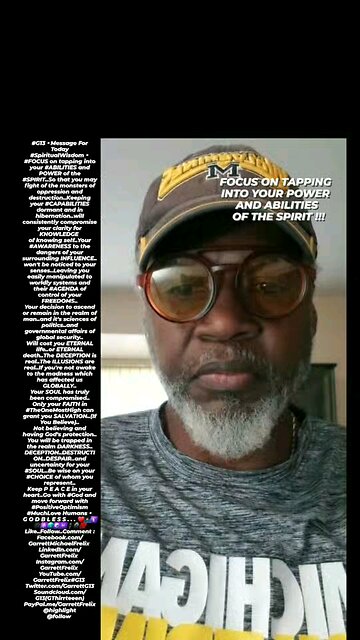 ▪︎FOCUS ON YOUR POWER AND ABILITIES OF THE SPIRIT▪︎