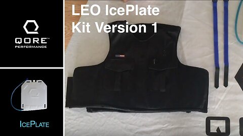 IcePlate® Set Up: LE Soft Armor Concealable Vest (Velcro Straps)