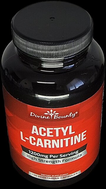 Divine Bounty Acetyl L-Carnitine Capsules 1200mg