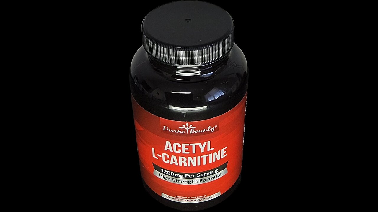 Divine Bounty Acetyl L-Carnitine Capsules 1200mg