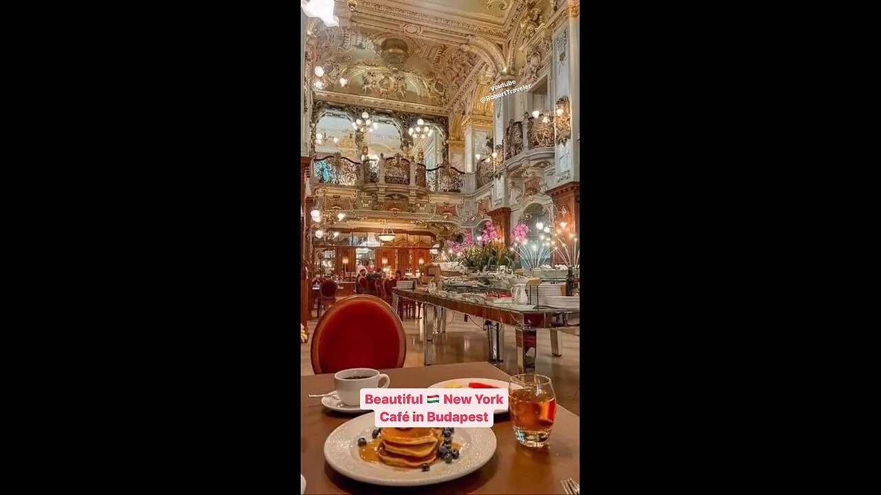 beautiful 🇭🇺 New York Cafe in Budapest #budapest #cafe