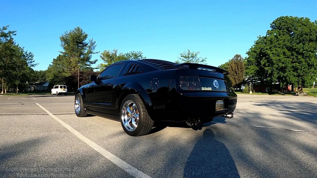 Under Bridge Rev And Nice Drive in my 2008 Ford Mustang Longtube headers