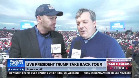 Ed Henry and Ben Bergquam Report From The #SaveAmericaRally in Florence, AZ