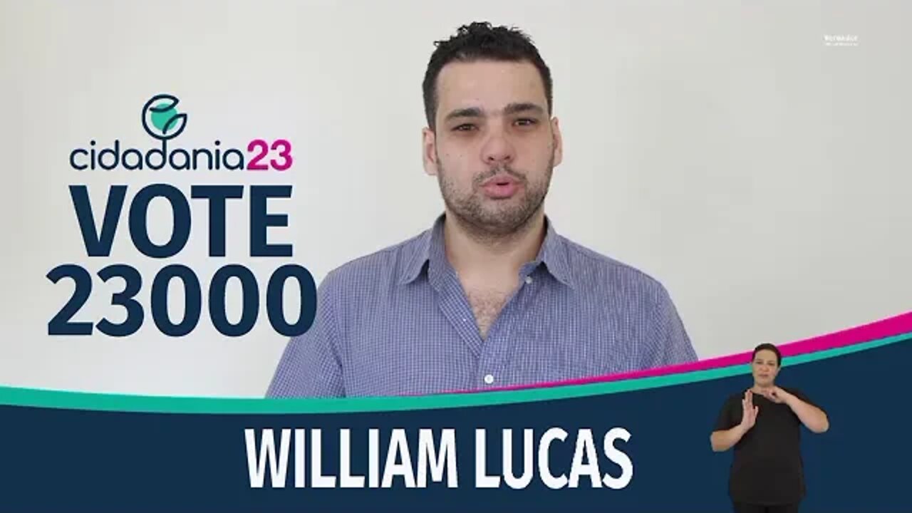 Campanha eleitoral WILLIAM LUCAS 23.000 vereador