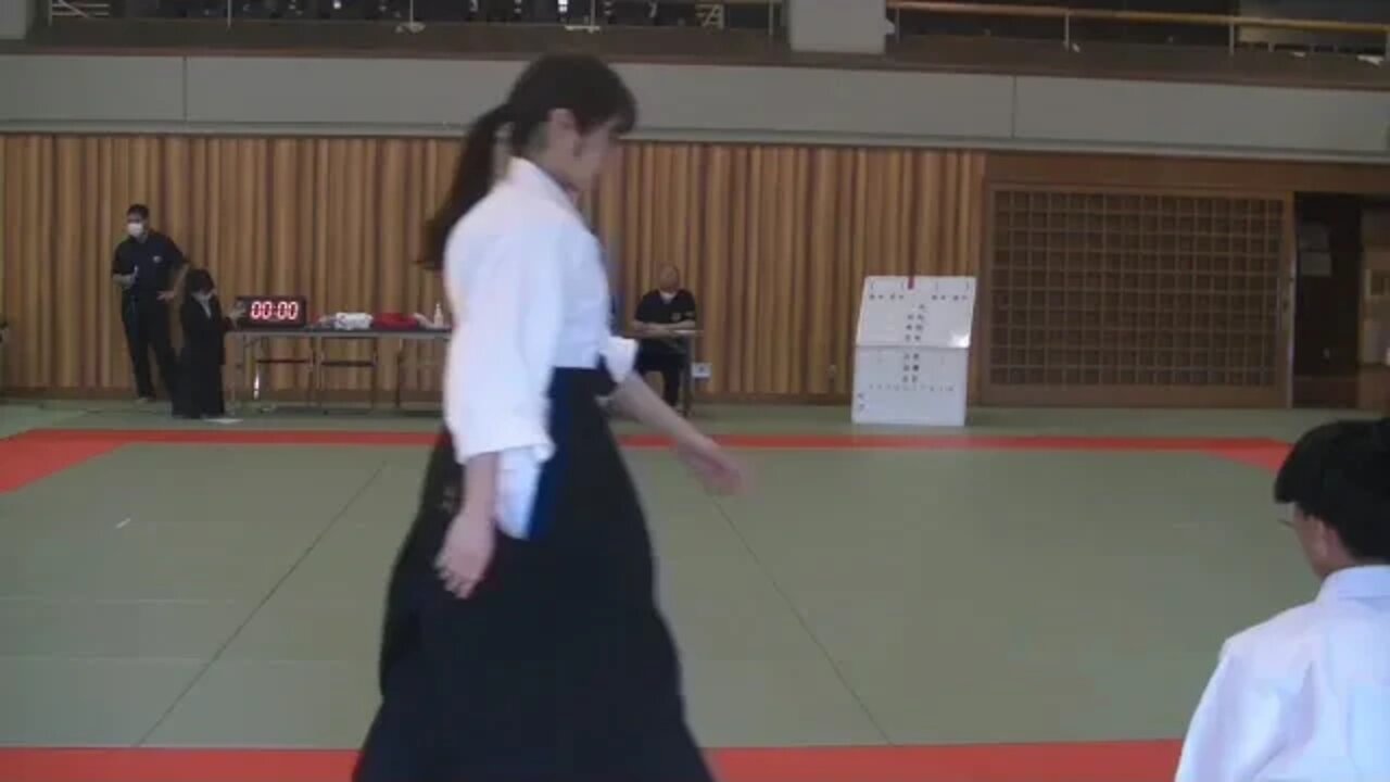 '22 6 05第54回東日本学生合気道競技大会 演武競技 対武器第3演武