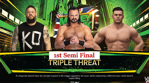 Men's MITB Semi Final 1 , Drew McIntyre Vs Kevin Owens Vs Danielson , WWE 2k24 Gaming