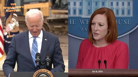 Why Dem McAuliffe says Biden's unpopular in VA? Psaki: Biden is "the most popular figure in VA."