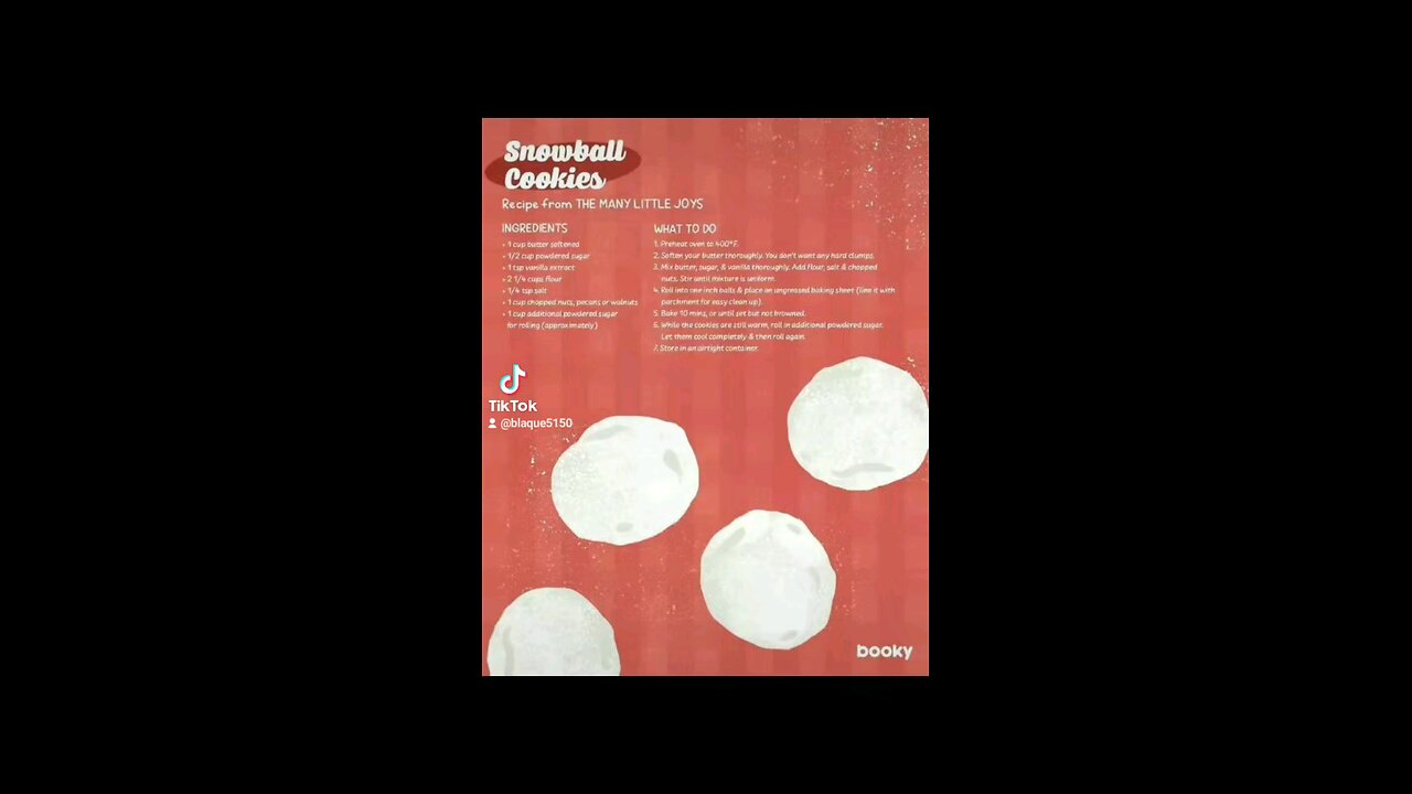 snow ball cookie