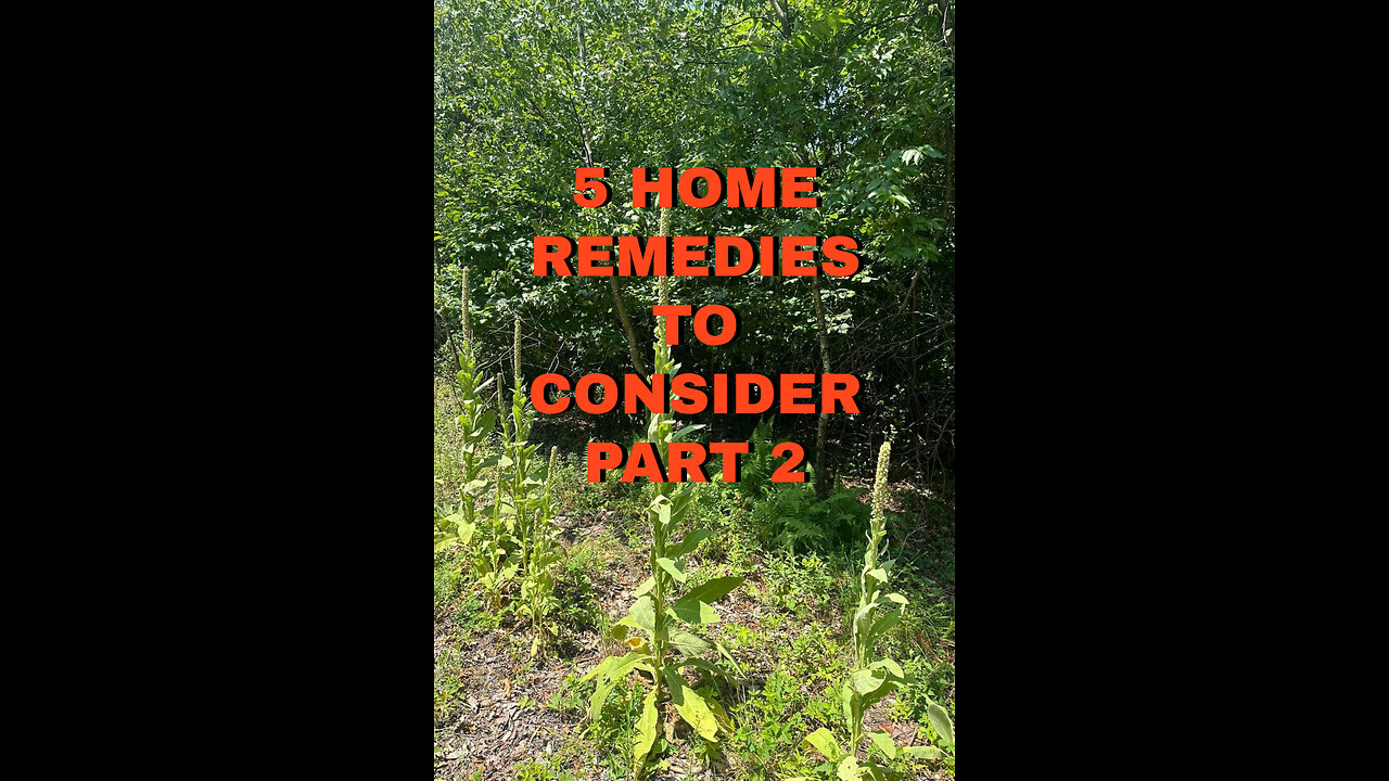 5 HOME REMEDIES TO CONSIDER!