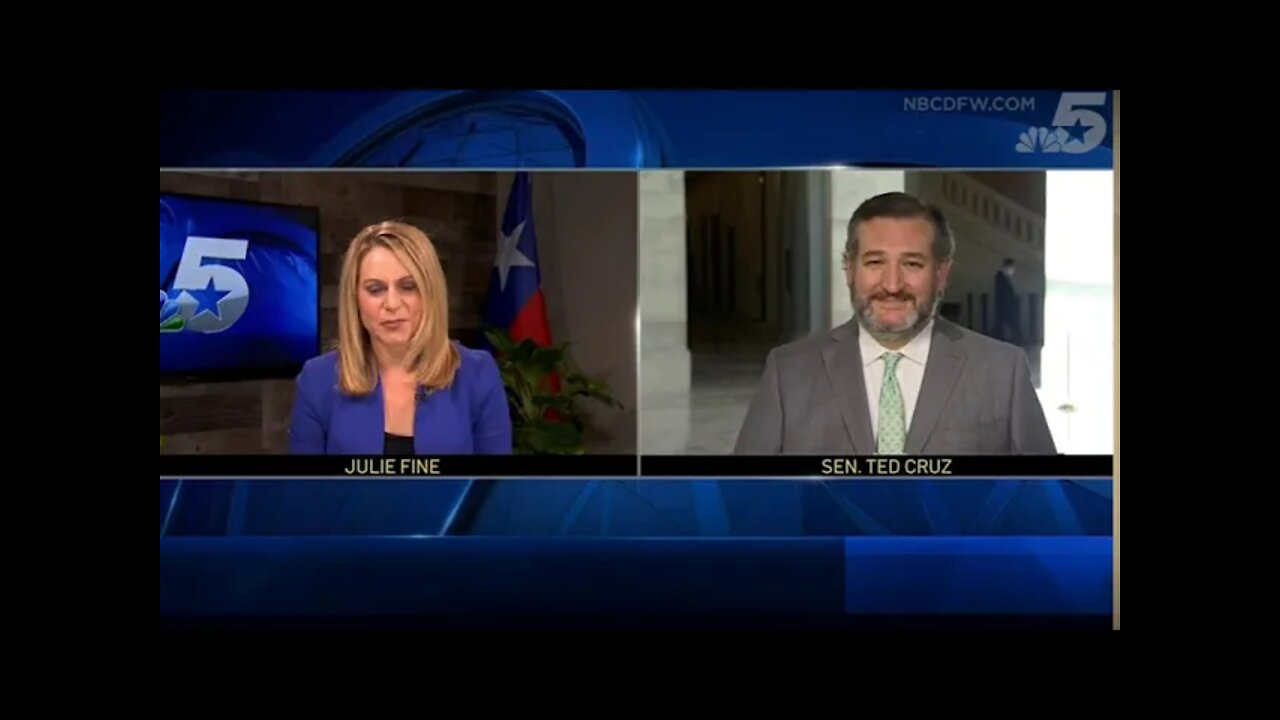Cruz Speaks With NBCDFW’s Julie Fine About Winter Storm Uri & Texas Power Grid Failures