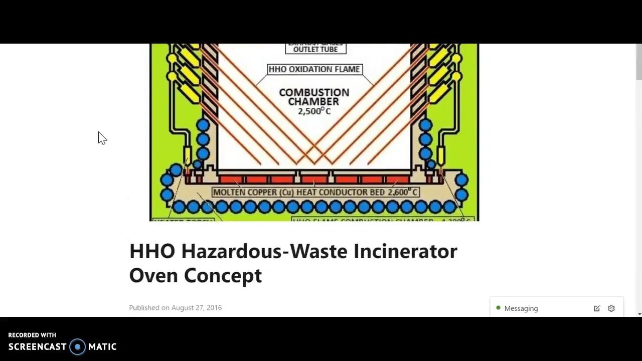 HHO Hazardous Waste Incinerator Oven Concept YouTube