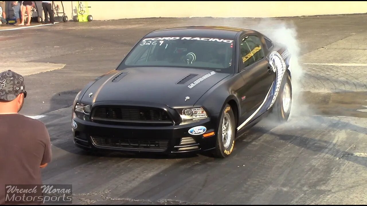 5.0 Coyote Super Cobra Jet Mustang Drag Race