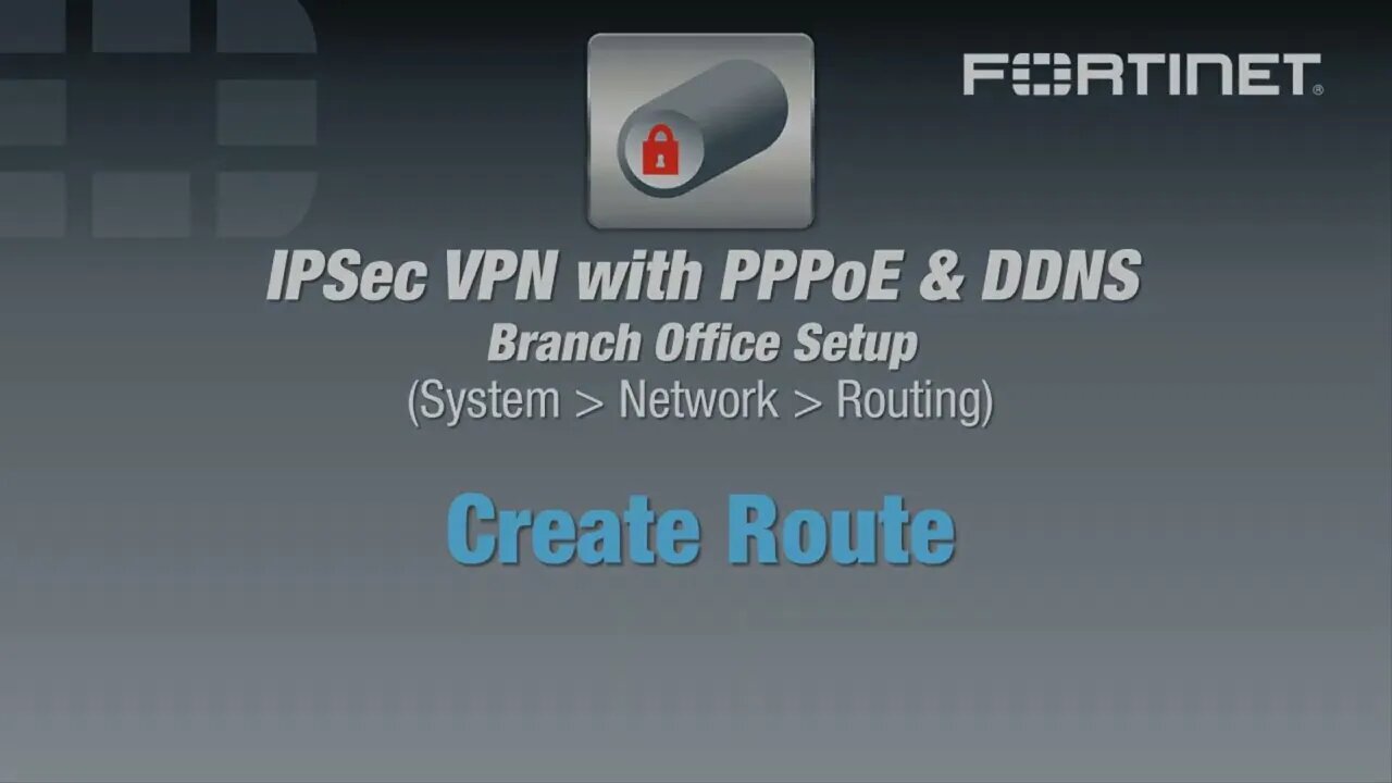 Site to Site IPSec VPN Setup with a PPPoE Interface using DDNS Full HD