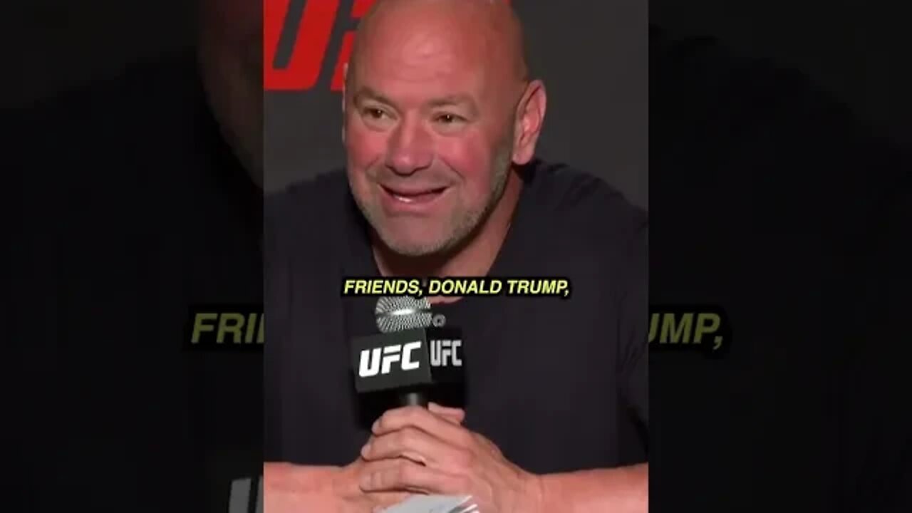 UFC President Dana White DEFENDS Trump against FBI raid at Mar-a-Lago #shorts