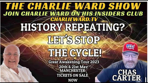 HISTORY REPEATING? LET'S STOP THE CYCLE! WITH CHAS CARTER & CHARLIE WARD