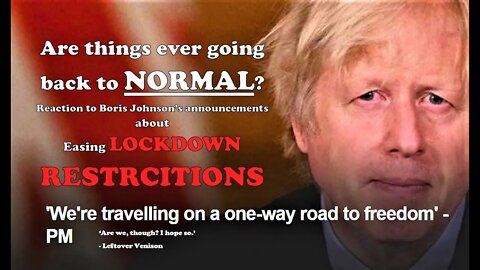 ARE THINGS EVER GOING BACK TO NORMAL? / Reaction to Boris Johnson Easing Lockdown Restrictions / UK