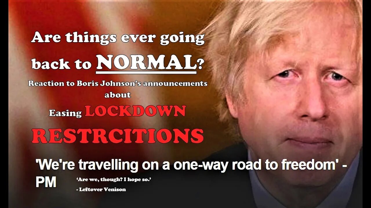 ARE THINGS EVER GOING BACK TO NORMAL? / Reaction to Boris Johnson Easing Lockdown Restrictions / UK