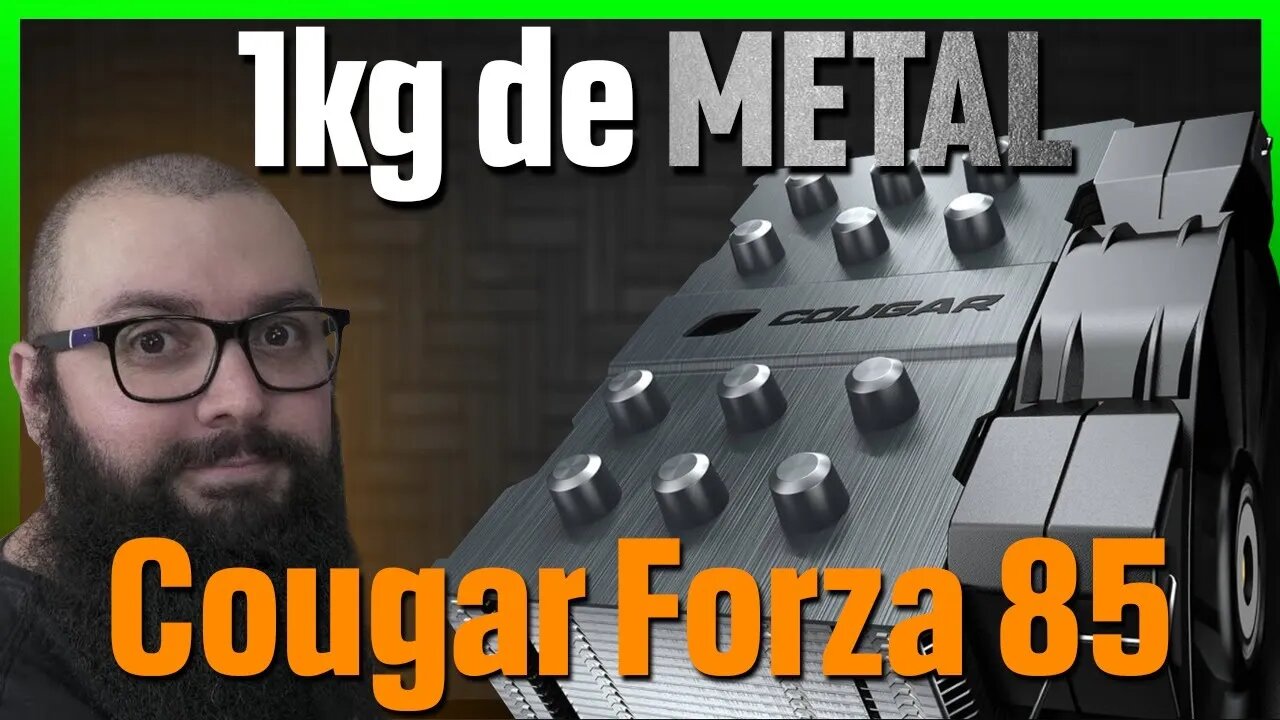 Esse CPU Cooler Tem 1KG de Metal ! Cougar Forza 85 !