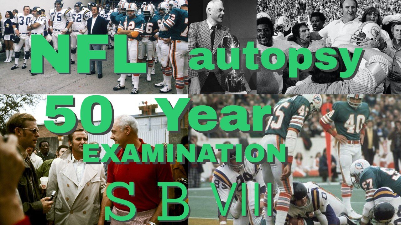 NFL Greatest Franchise Moments 1973 Vikings Dolphins