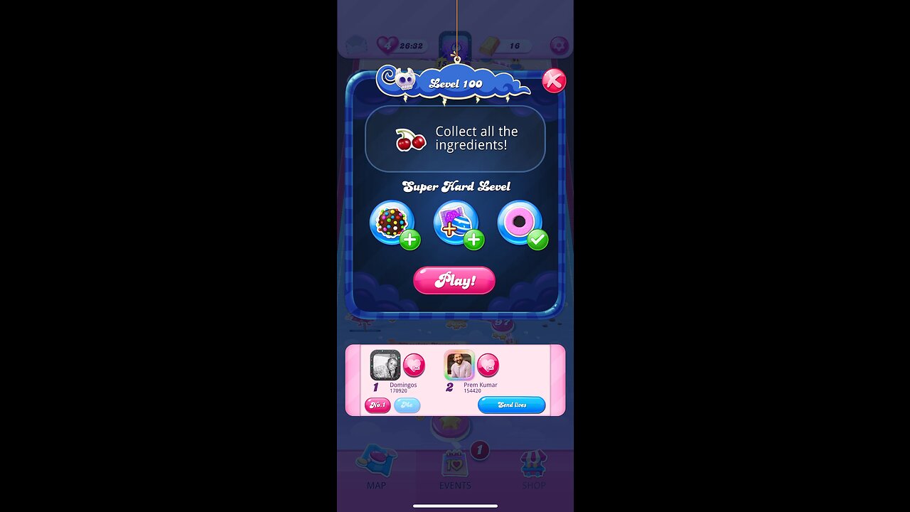 Candy Crush Saga Level 100