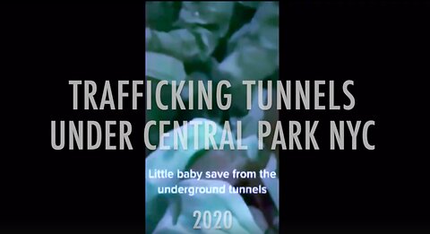 TRAFFICKING TUNNELS UNDER CENTRAL PARK, NYC - 2020