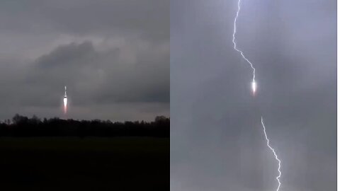 Russian Rocket Gets Hit by Lightning and Keeps Going