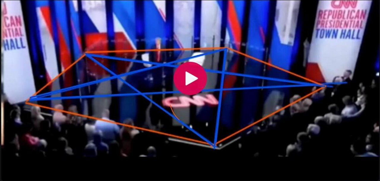 Alert !! CNN TRUMP Town Hall Satanic Ritual Spell Casting in PLAIN SIGHT ?? You Decide.. How OBVIOUS.