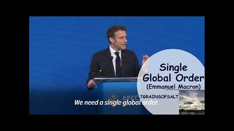 Single Global Order (22nd Nov, 2022)