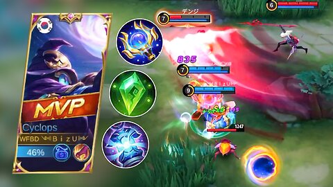 GLOBAL CYCLOPS BEST EMBLEM SET 2023 !! Cyclops(Insane Damage) ~ Mobile Legends