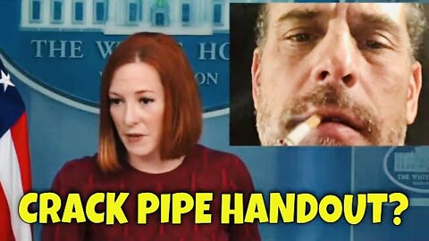 Jen Psaki Word Salad 🥗 Response on #CrackPipeJoe’s Plans for Free Pipes