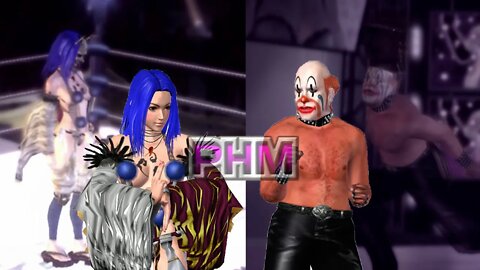 Rumble Roses XX - SS Yasha (COM) vs Sebastian (COM )