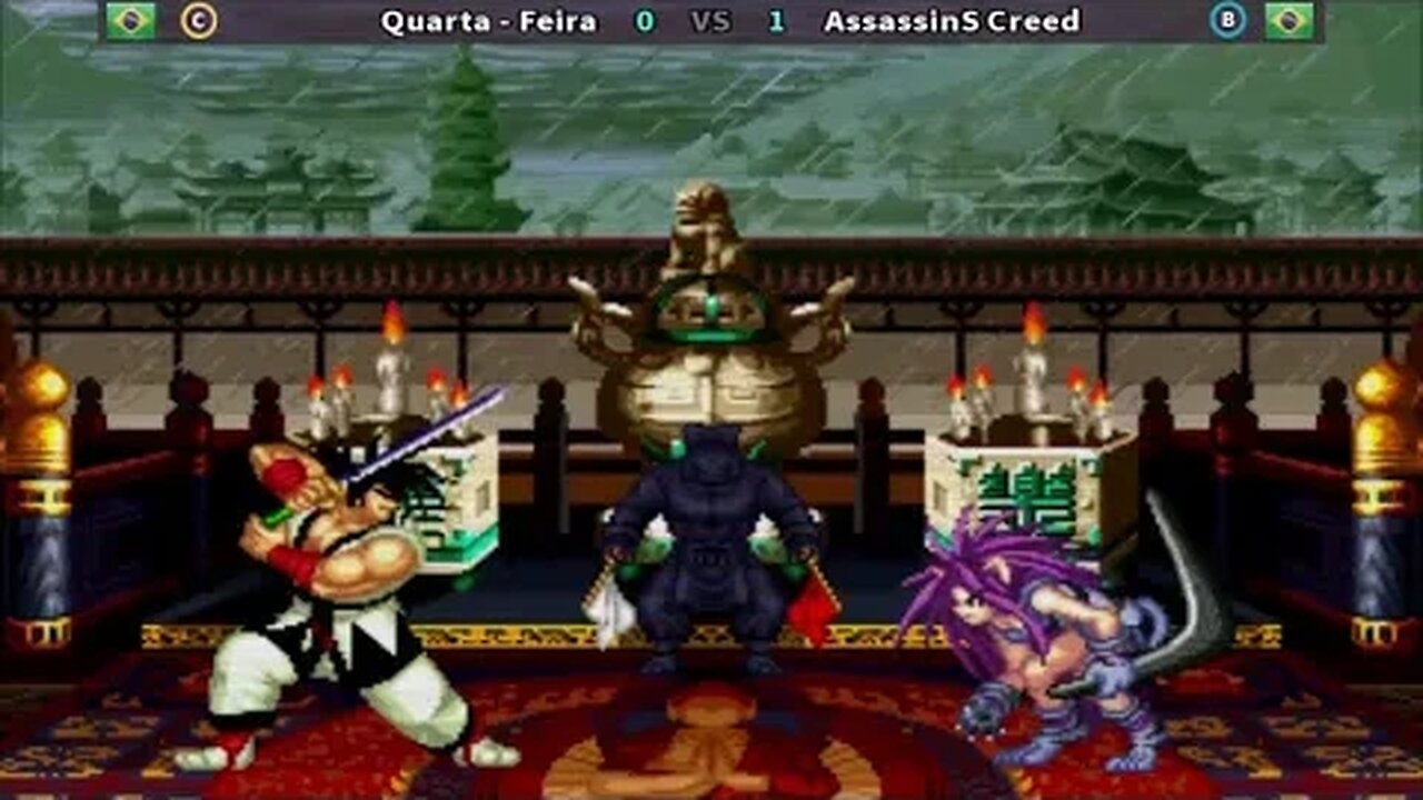 Quarta - Feira vs AssassinS Creed - Samurai Shodown 2 Perfect - By. Bear Versão 1.6 - FT-10