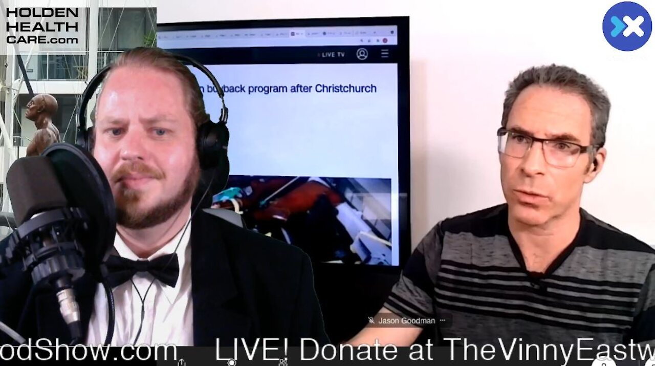 Is Vinny Eastwood the Most Banned Man in NZ? Vinny on Crowdsource The Truth with Jason Goodman