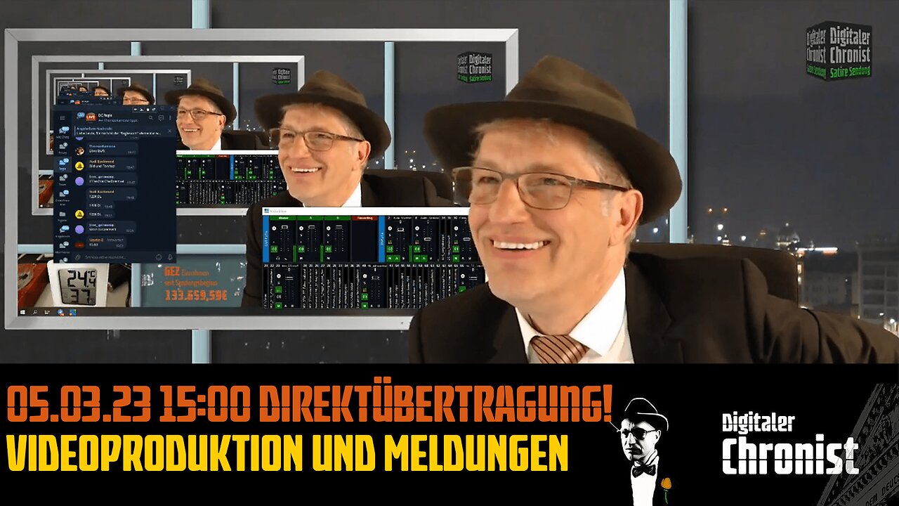 05.03.23 15:00 Direktübertragung! Videoproduktion und Meldungen