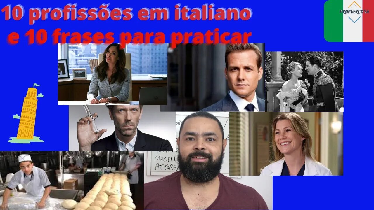 10 profissões em italiano e treine frases