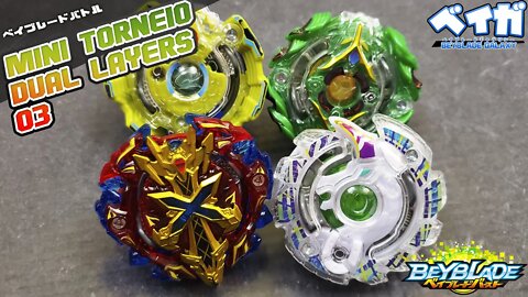 Mini torneio de DUAL LAYERS - Parte 3 - Beyblade Burst ベイブレードバースト