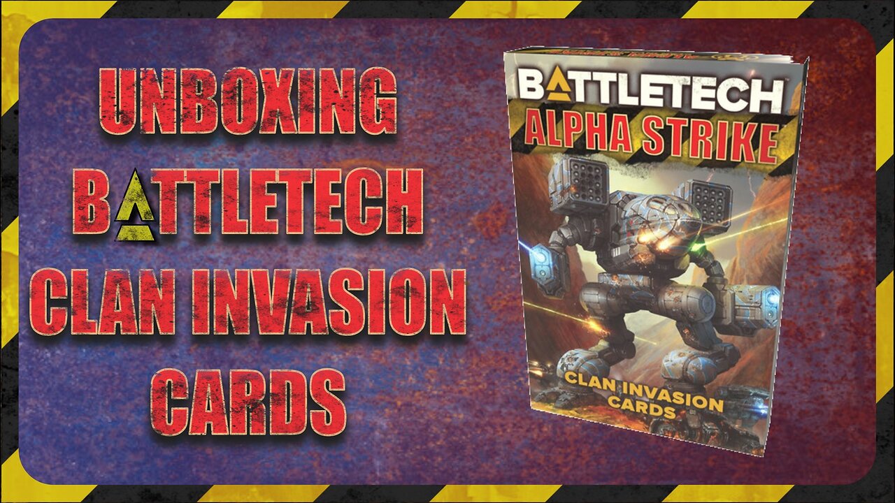 Unboxing Battletech Clan Invasion Card Pack : TTM Ep007