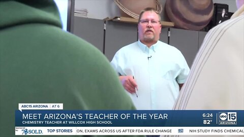 Willcox HS teacher named Arizona teacher of the year