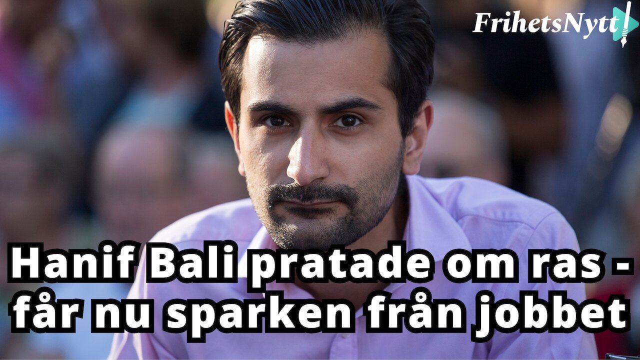 Hanif Bali prata om IQ-skillnader och får nu sparken från Expressen