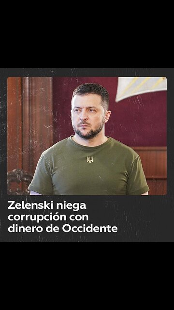Preguntan por la corrupción en Ucrania y Zelenski afirma que no es dinero de Occidente