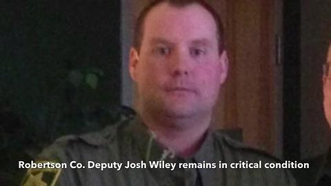 Deputy Josh Wiley Remains Hospitalized