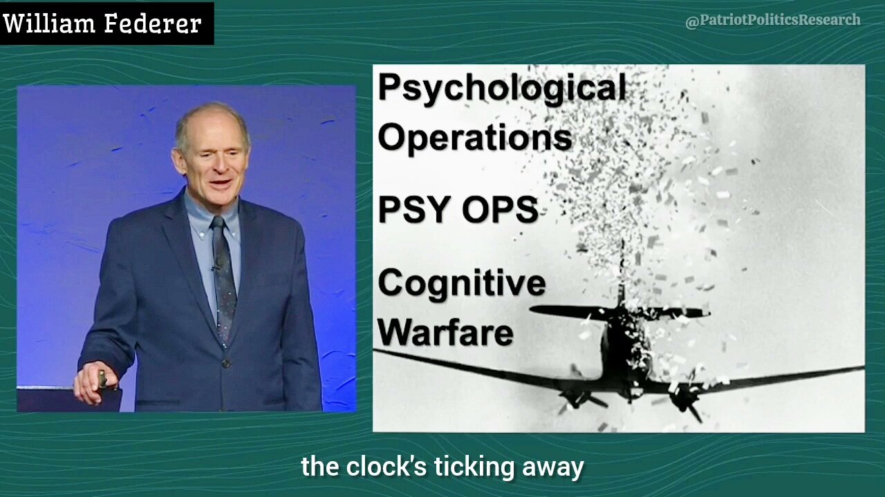 Bill Federer - Psychological and Spiritual Warfare - "SILENCE IS CONSENT."