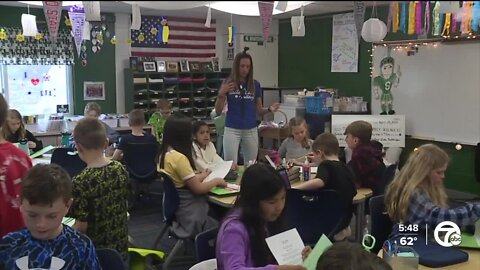 4th-grade kids helping Ukrainian refugees get life lessons