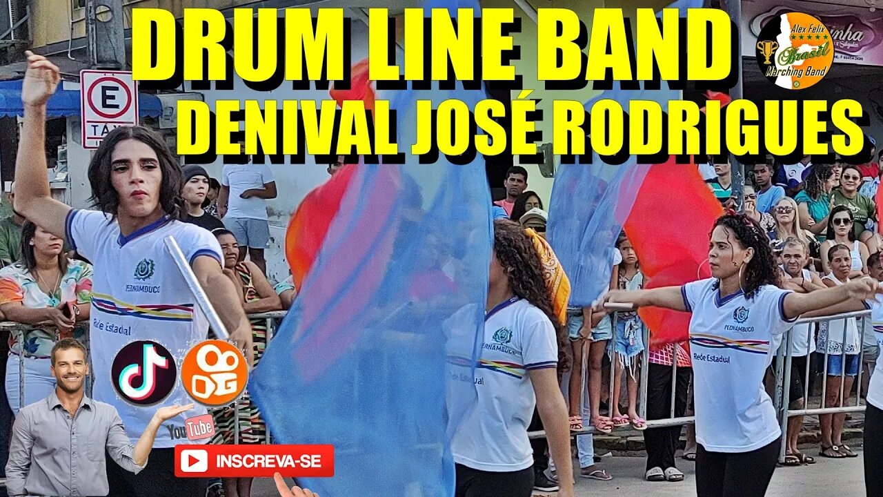 Drum Line Band 2022 | Prof. Denival José Rodrigues De Alelo 2022 | 7º festival de bandas 2022