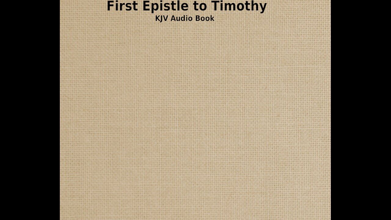 I Timothy - Ch 4 - KJV