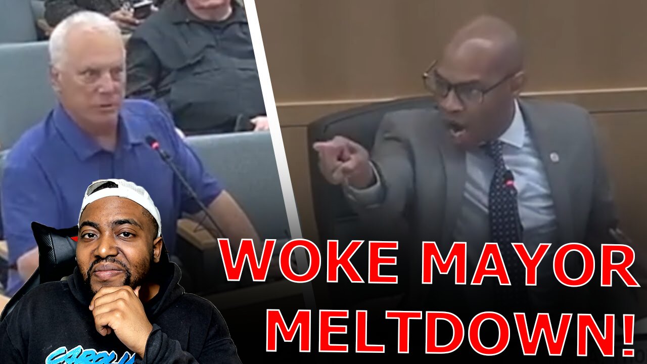 WOKE Mayor MELTSDOWN& STORMS OUT Of City Council Meeting Crying RACISM After Citizen Calls Him Out!