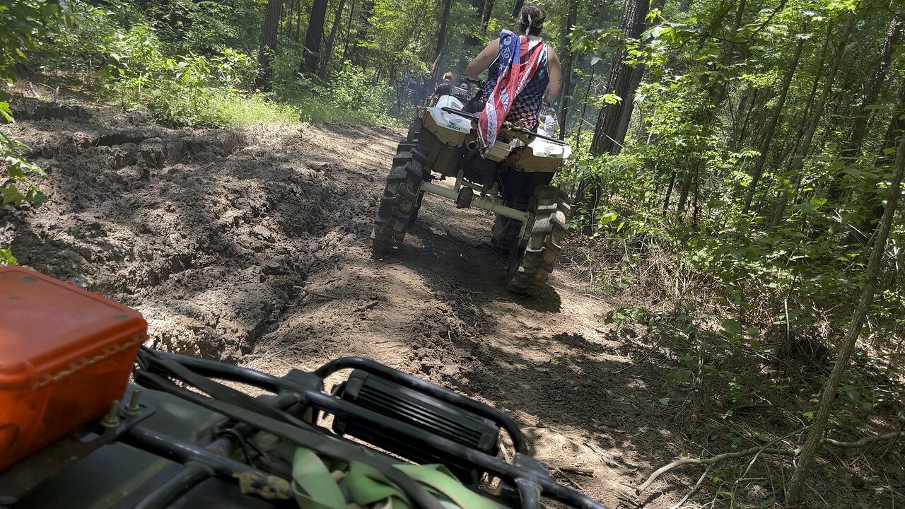 Mudapalooza 2023 me riding in back