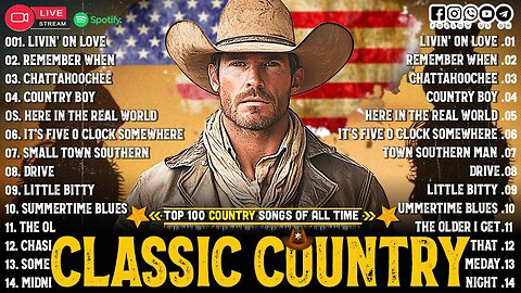 TOP COUNTRY MUSIC PLAYLIST - Greatest Hits Classic Country Songs Of All Time